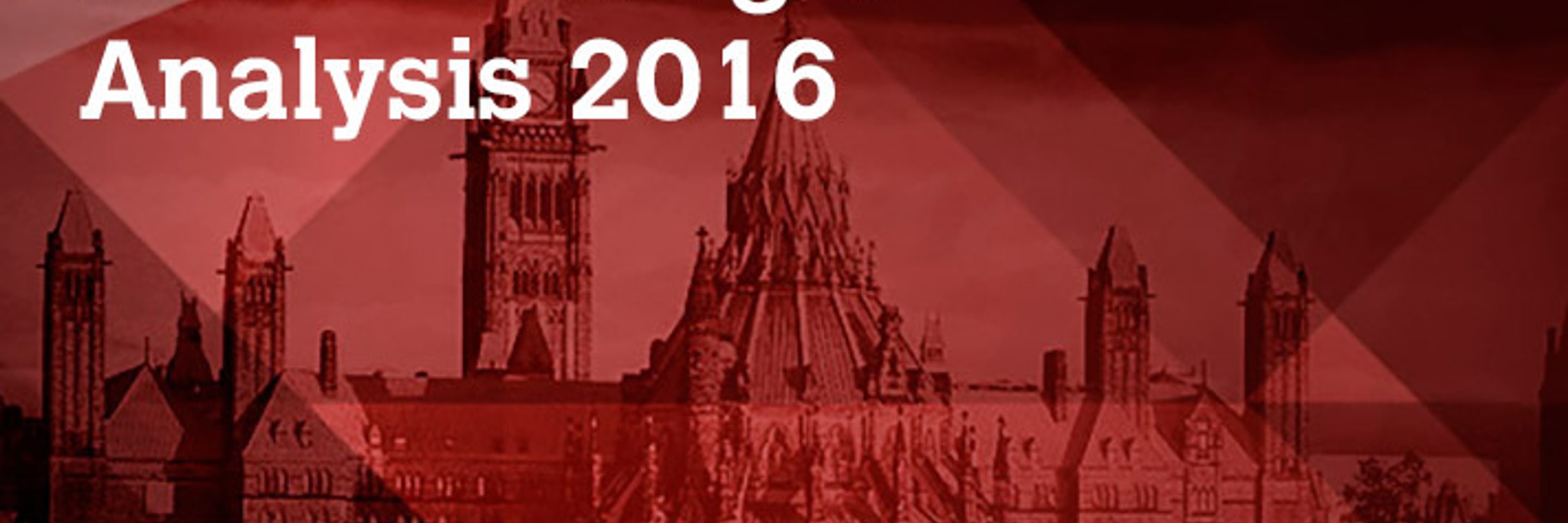 Federal budget 2016-analysis