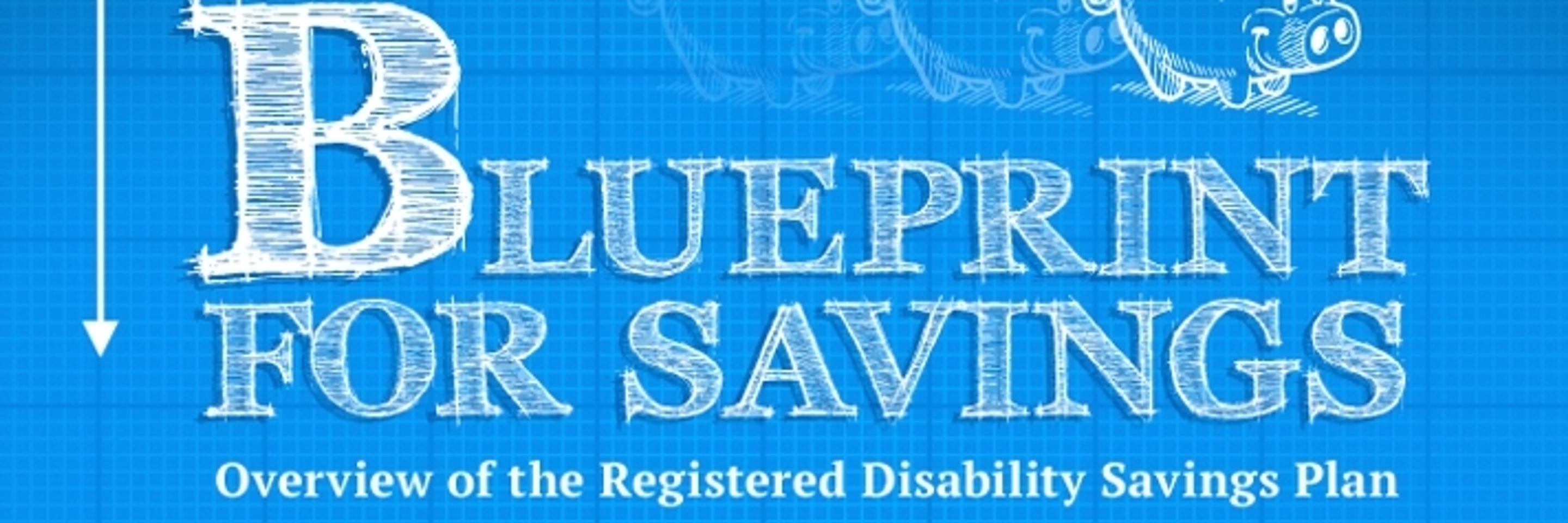 Publications-Blueprint for Savings: Registered Disability Savings Program (RDSP)