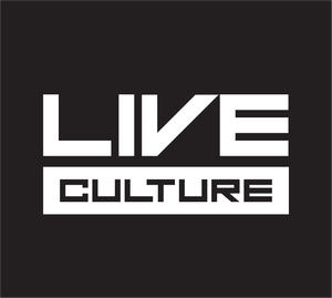 Liveculture sekundær logo kvadrat sort