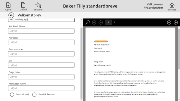 Fill&Sign, en løsning udviklet af Baker Tilly
