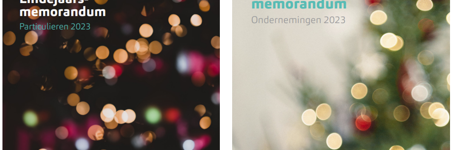 Beide visuals eindejaarsmemo 2023