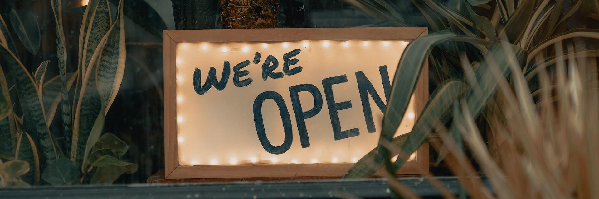 Were open sign