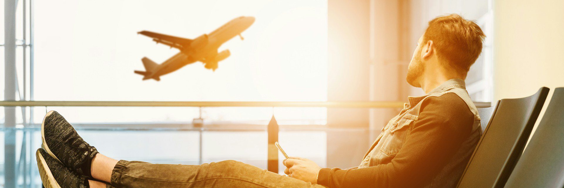 Person at the airport