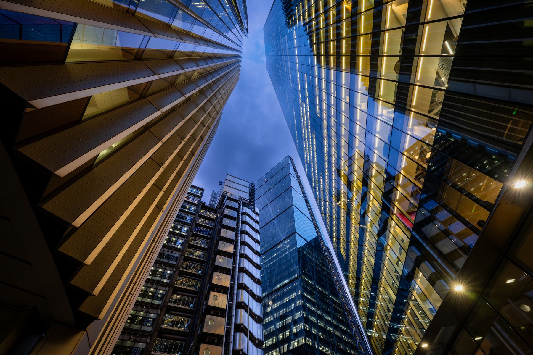 Office buildings view
