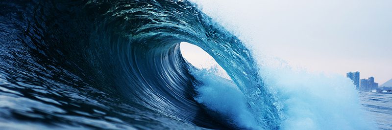 Ocean waves 800 x 450 px