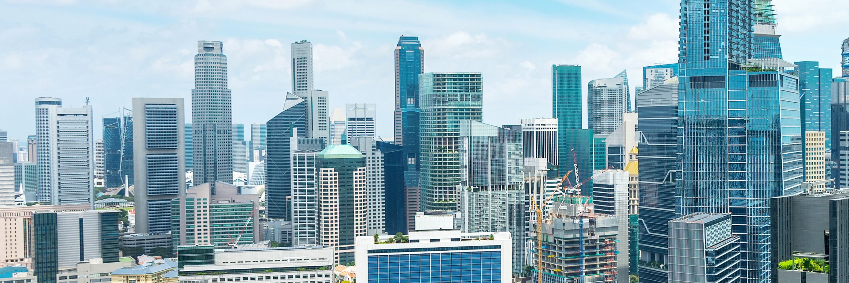guoco tower singapore cbd skyline