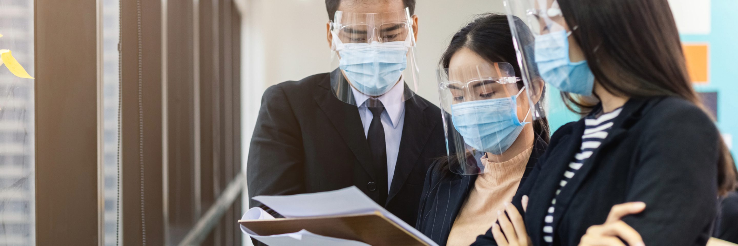 Covid 19 reporting mask face shield pandemic audit