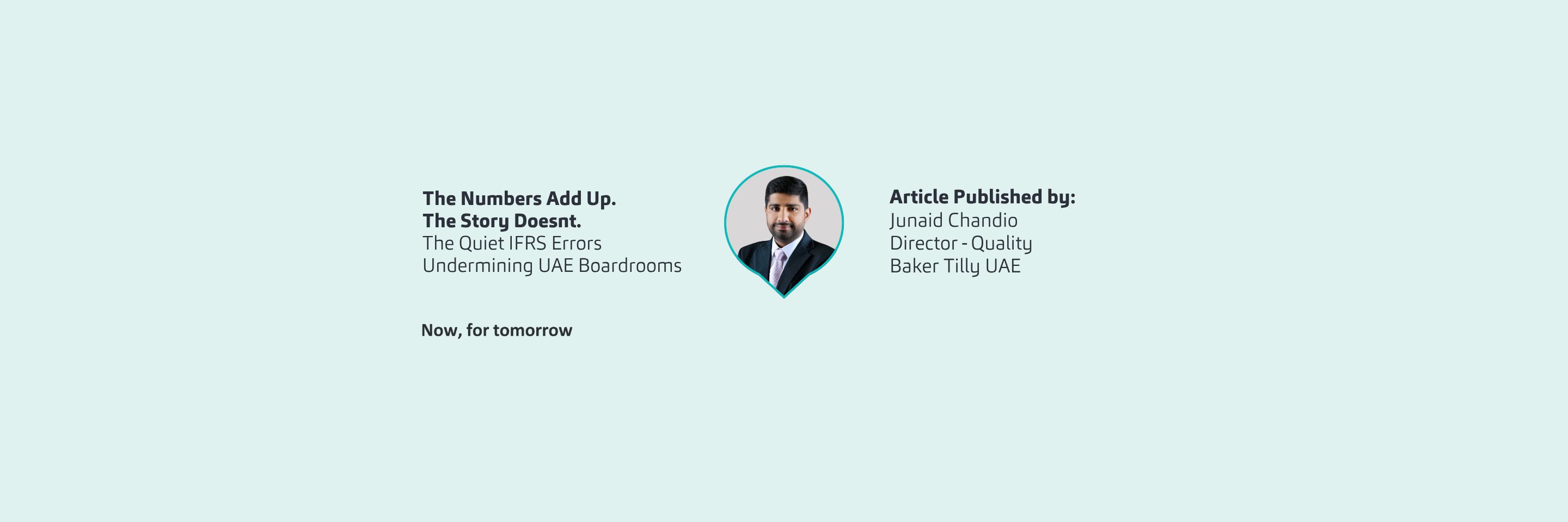 The Numbers Add Up The Story Doesnt The Quiet IFRS Errors Undermining UAE Boardrooms