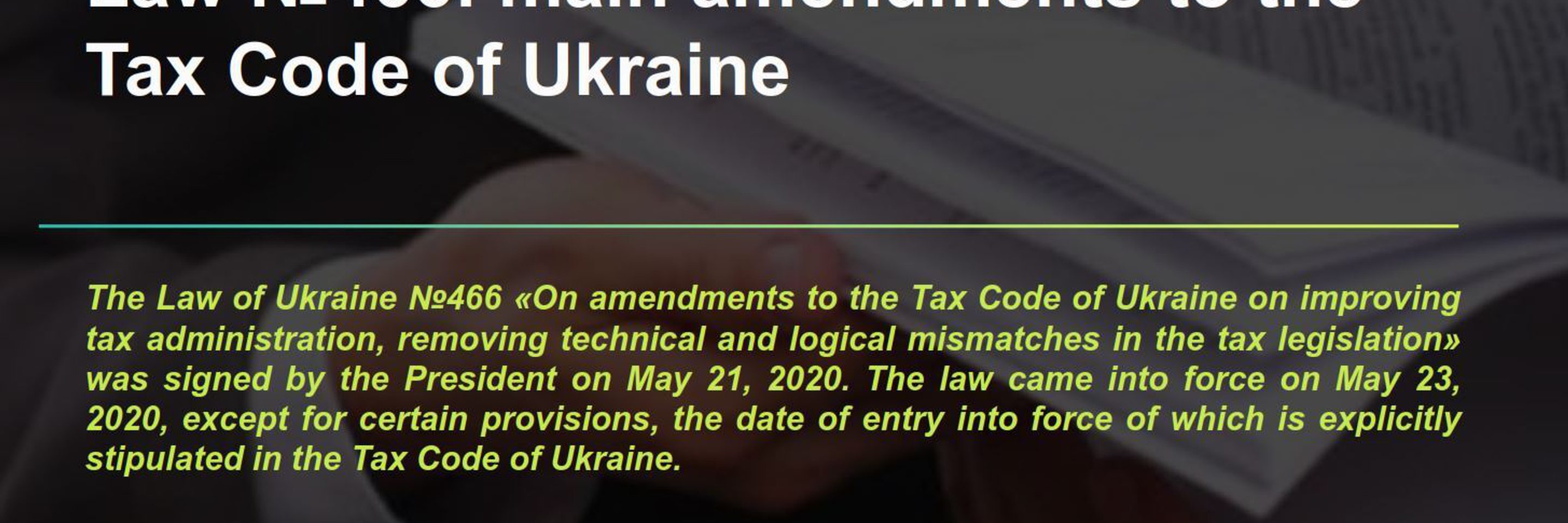 Tax code